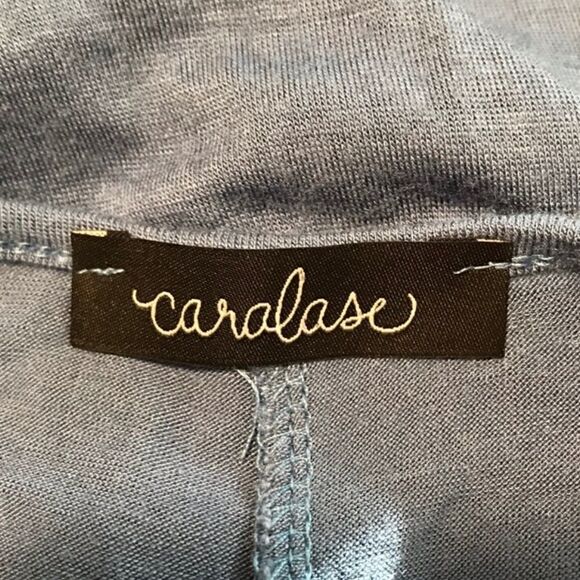 NWOT Caralase Butterfly Sleeve Dress In Blue Sz L - Picture 4 of 6